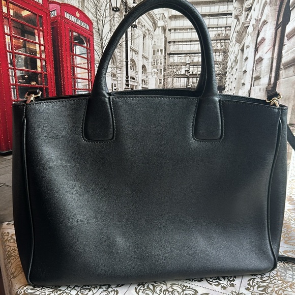 Authentic Furla Amina Medium Tote East/West Leather Satchel crossbody Handbag - Picture 14 of 16